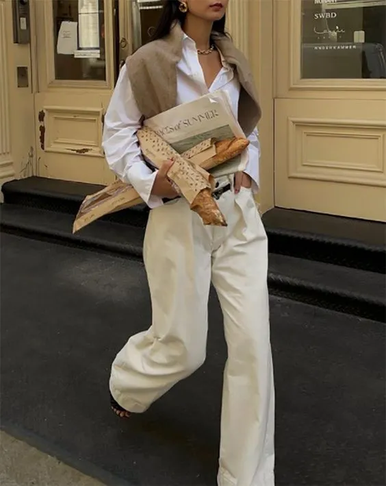 Relaxed Trousers | 11 Parisian Style Basics To Add To Your Fall / Winter Wardrobe