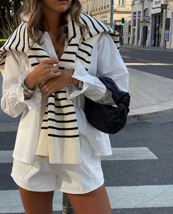 How To Style A Button Down Shirt From Casual To Chic: Matching Set