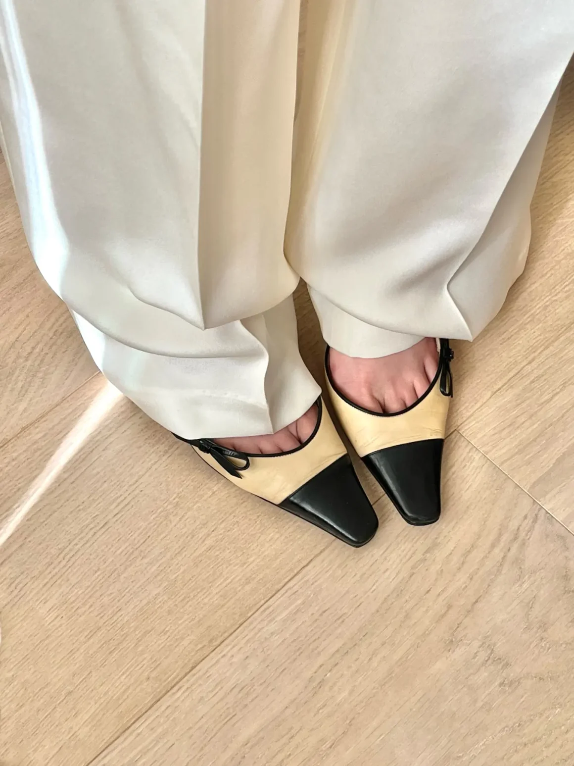 These $68 Slingbacks Are Identical to Chanel's Two-Toned Version