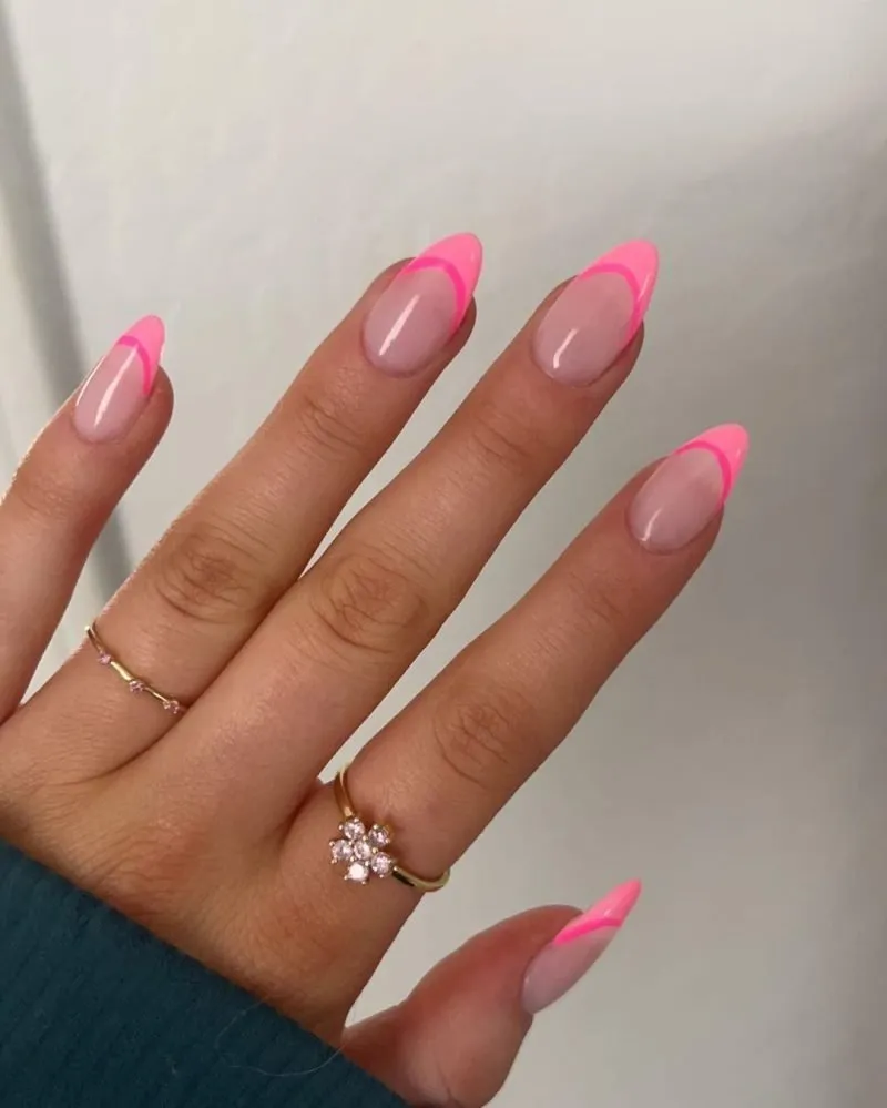 16 Pink French Tip Nails To Save For Your Next Manicure