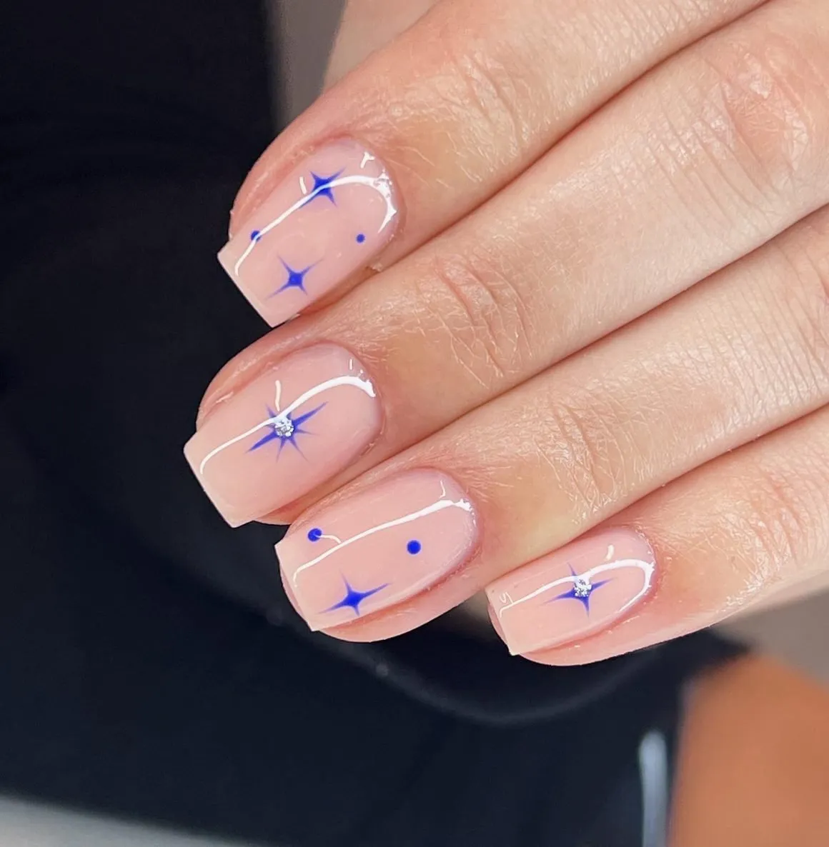 Short, Clear Nail Art Ideas for 2025