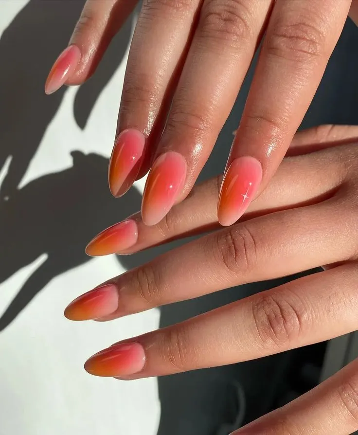 Vibrant 2025 Neon Gradient Nails
