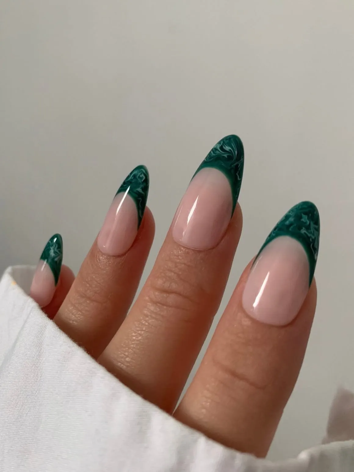 Cozy Pumpkin Spice Swirl Nails