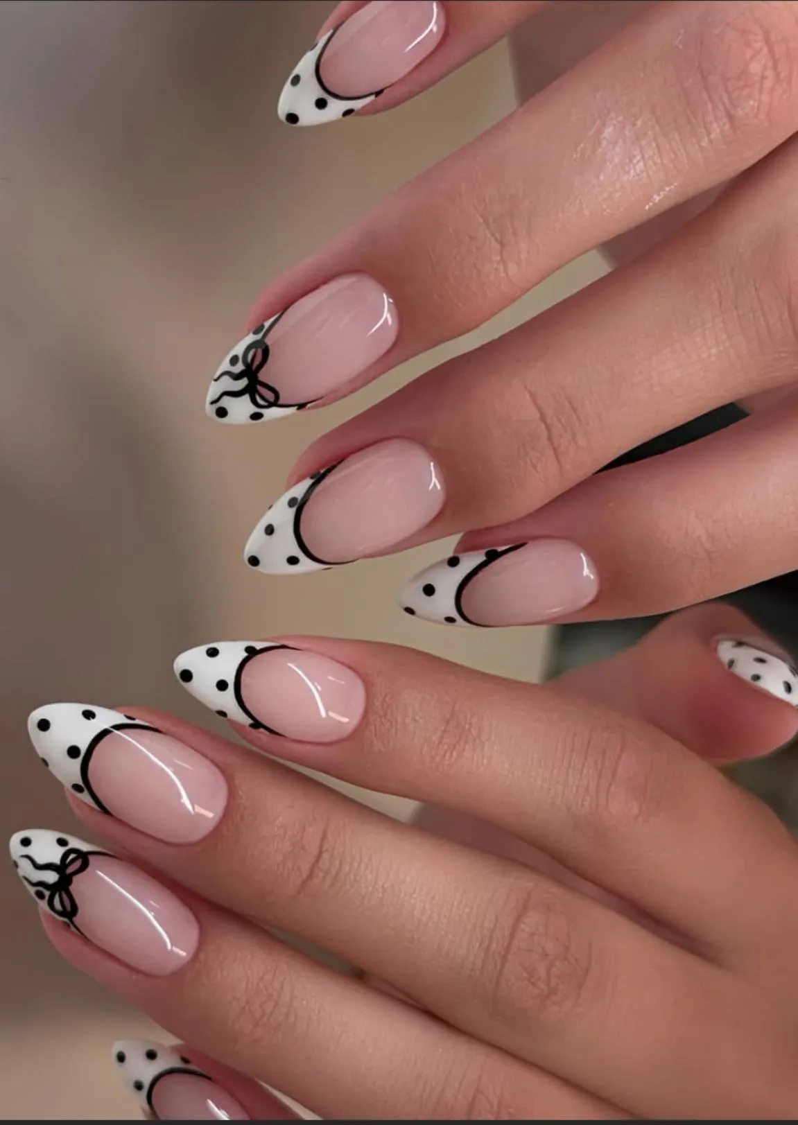 Preppy Polka Dots for Fall 2025 Nails
