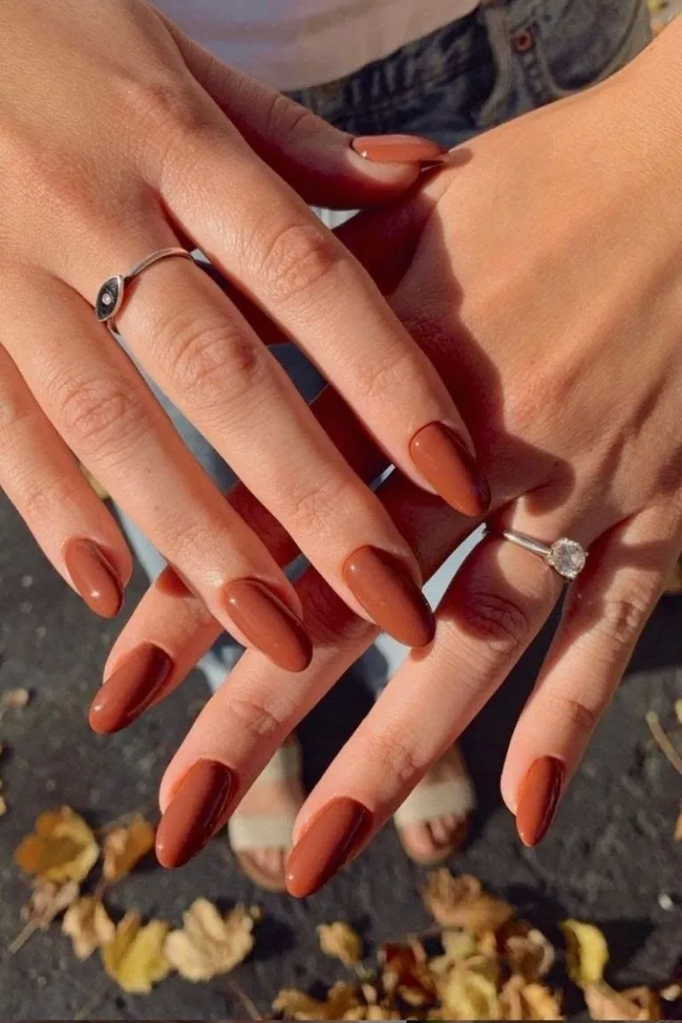 Terracotta Nails Fall Nails Ideas 2025