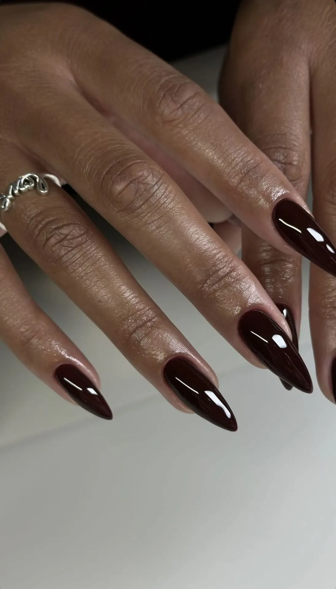 Black Cherry Fall Nail Colors 2025