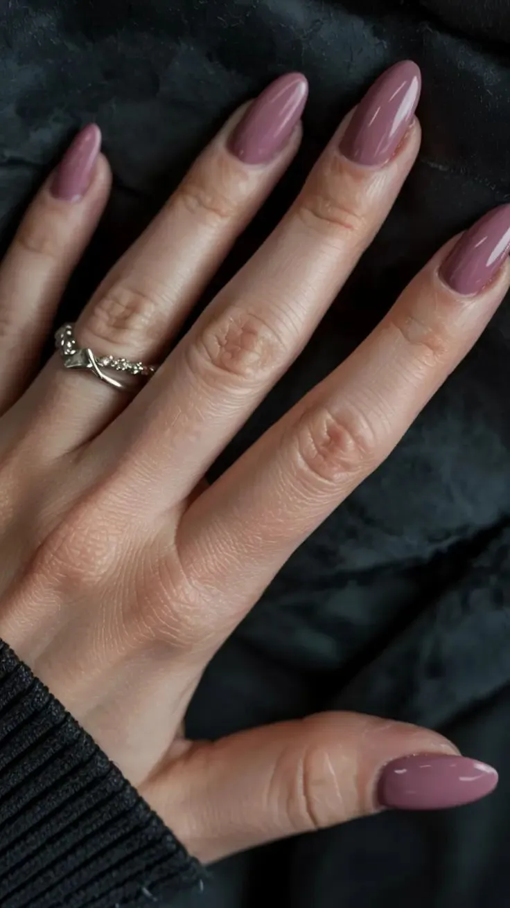 Dusty Plum Fall Nail Colors 2025