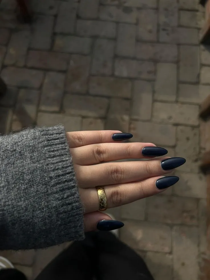 Navy Blue Fall Nail Colors 2025