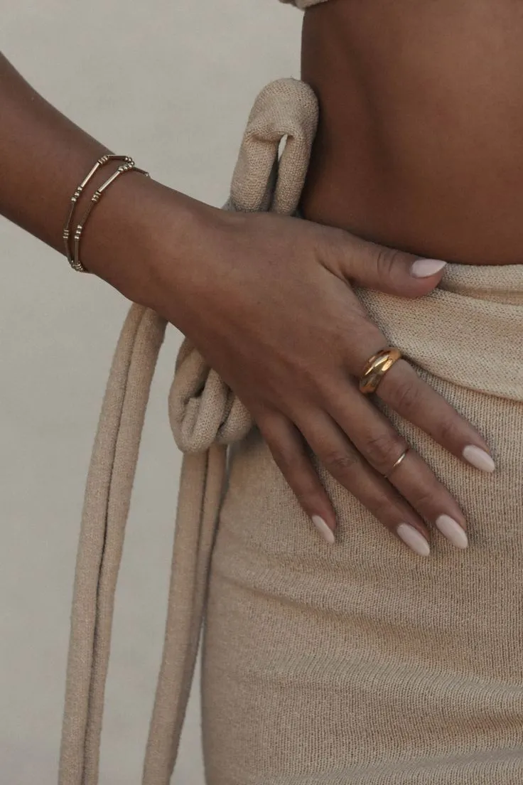 Off White Vanilla Almond Fall Nail Colors 2025